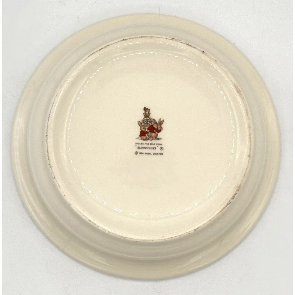 Royal‎ Doulton Bunnykins English Fine Bone China Baby Bowl Classroom Vintage EUC
